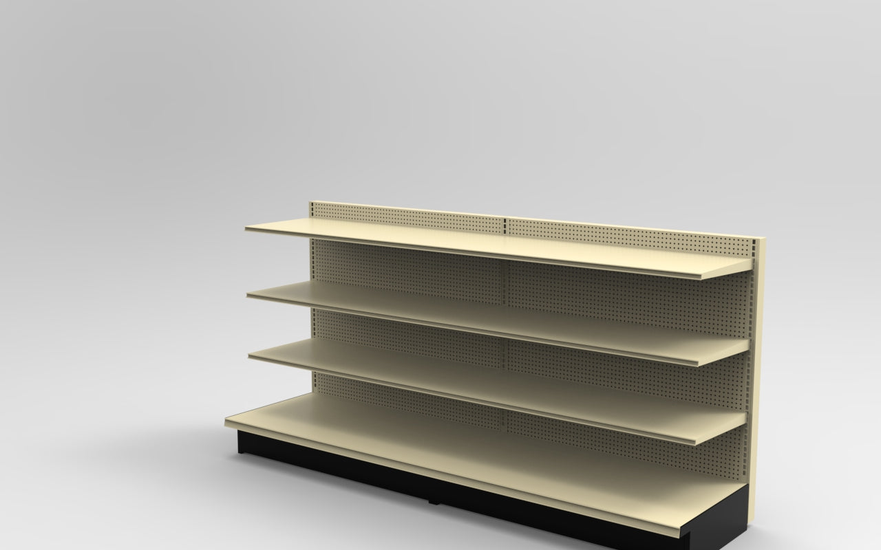 Platinum Lozier Wall - 48" H x 25" D 19" Shelves