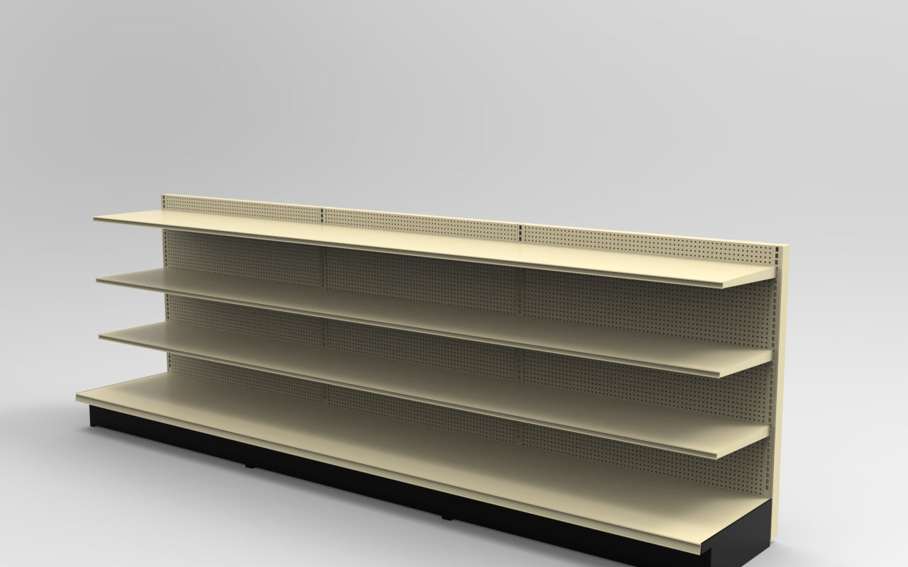 Platinum Lozier Wall - 48" H x 25" D 19" Shelves