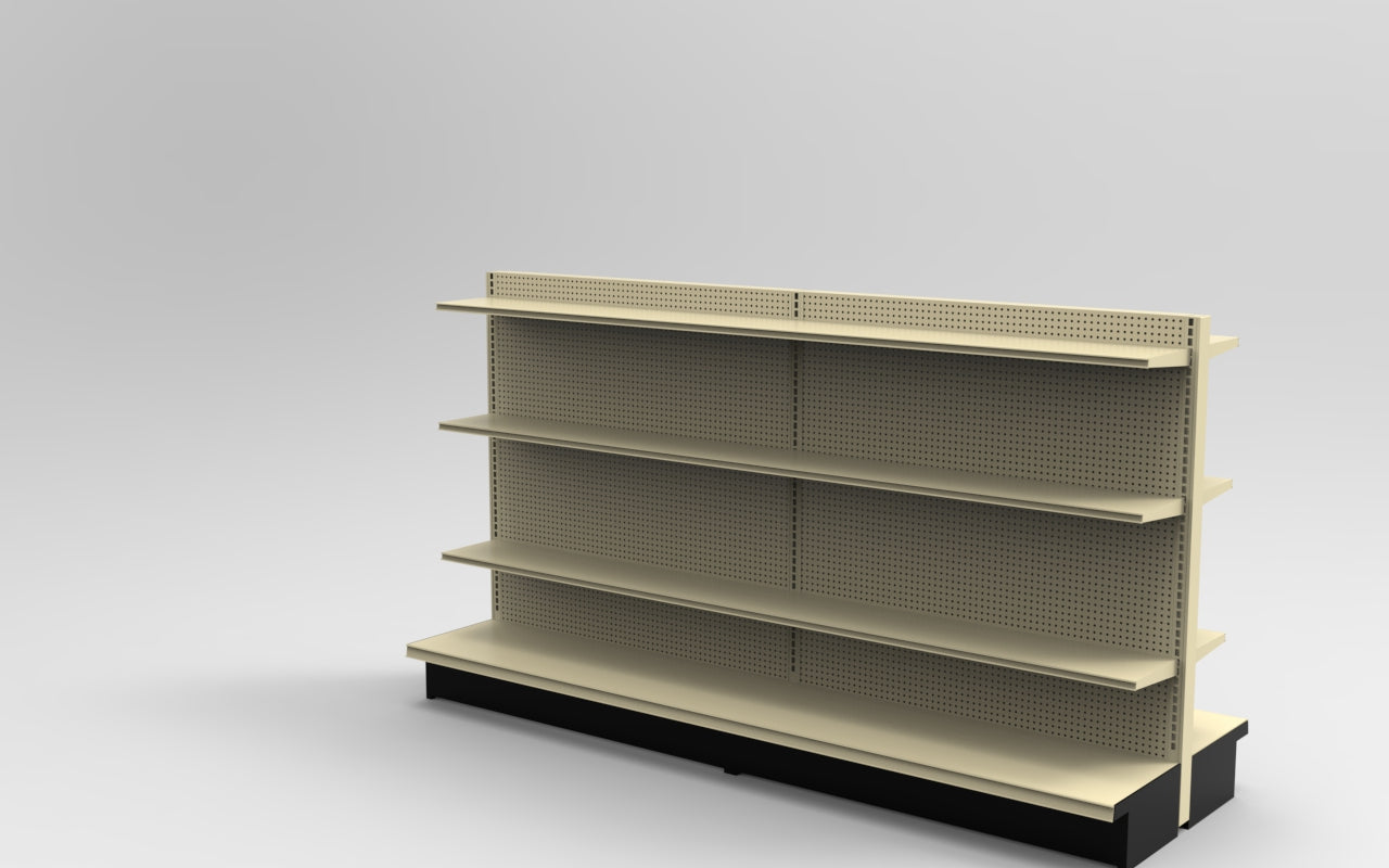 Platinum Lozier Island - 54" H x 16" D 10" Shelves