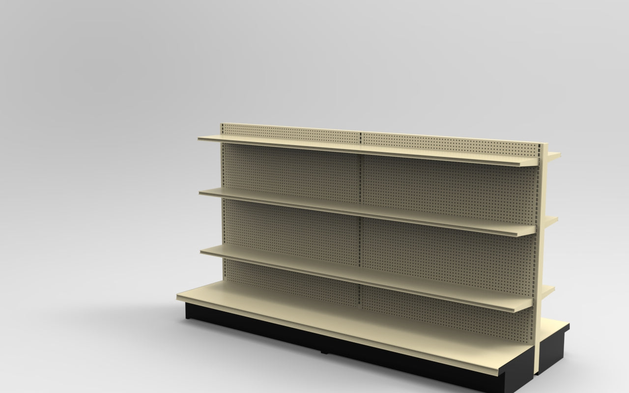 Platinum Lozier Island - 54" H x 19" D 10" Shelves