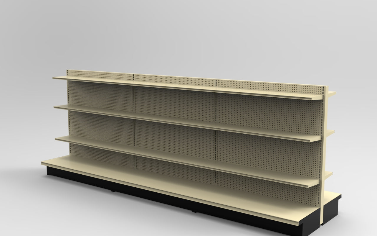 Platinum Lozier Island - 54" H x 19" D 10" Shelves
