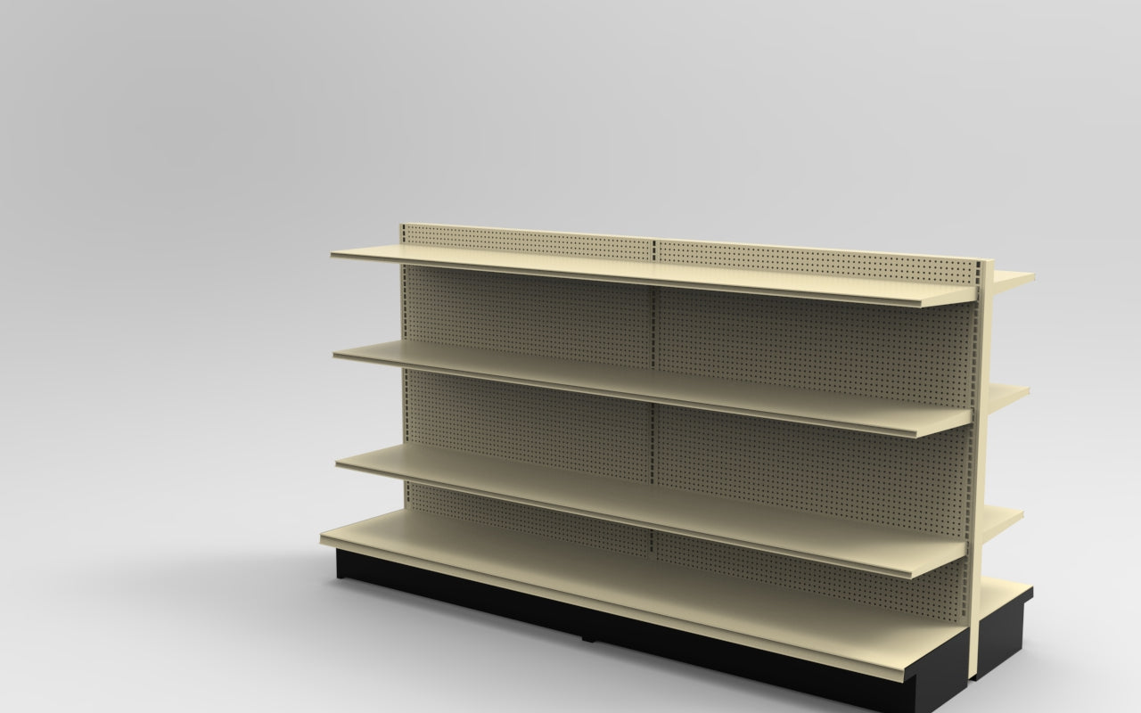 Platinum Lozier Island - 54" H x 19" D 16" Shelves