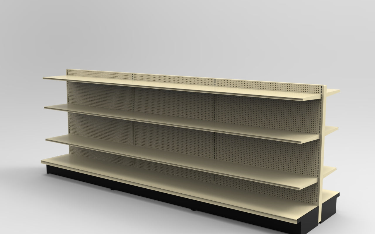 Platinum Lozier Island - 54" H x 19" D 16" Shelves