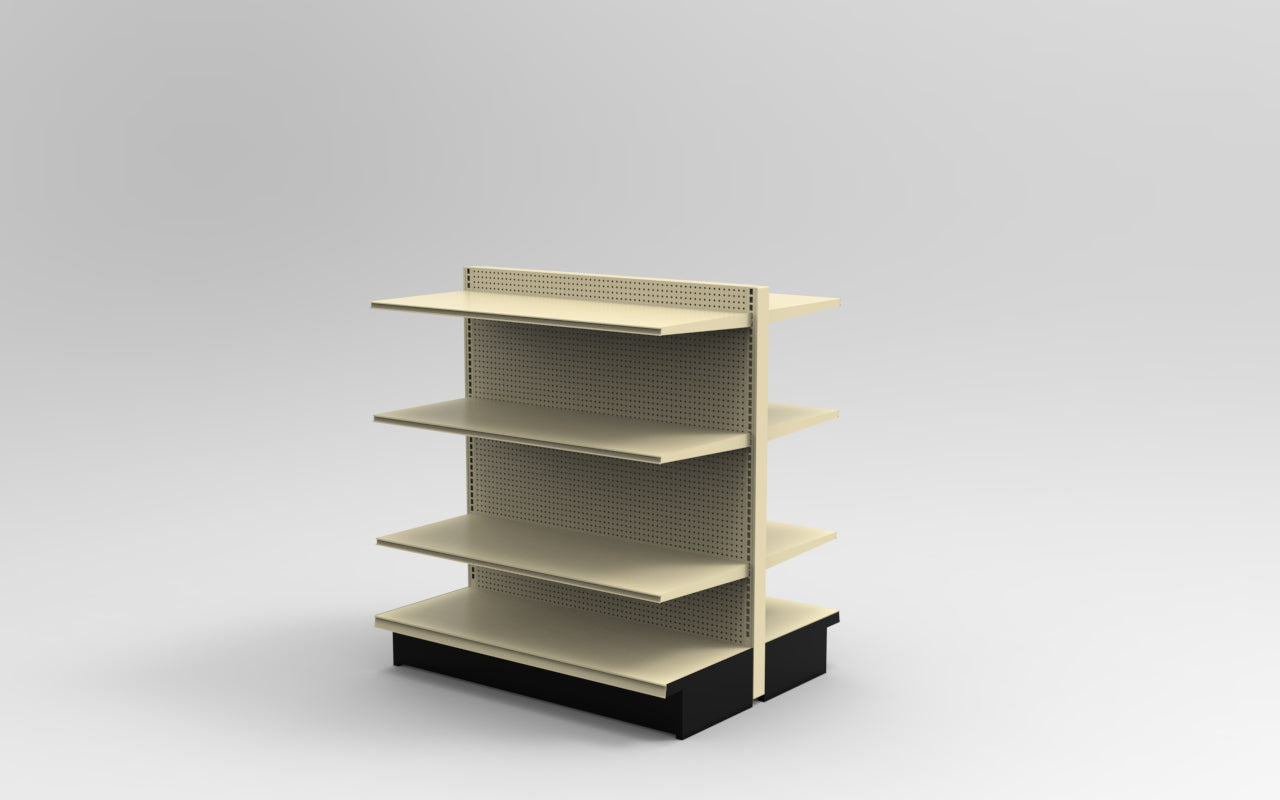 Platinum Lozier Island - 54" H x 19" D 19" Shelves