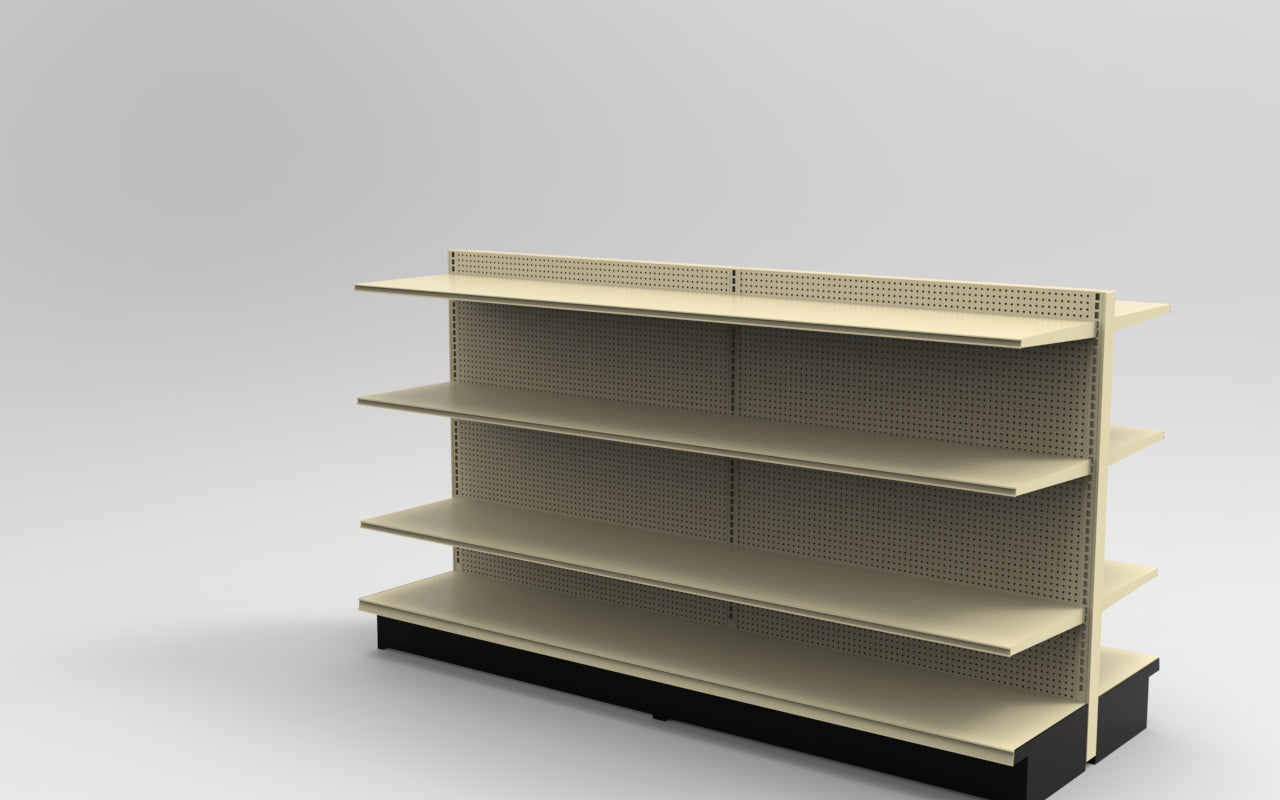 Platinum Lozier Island - 54" H x 19" D 19" Shelves