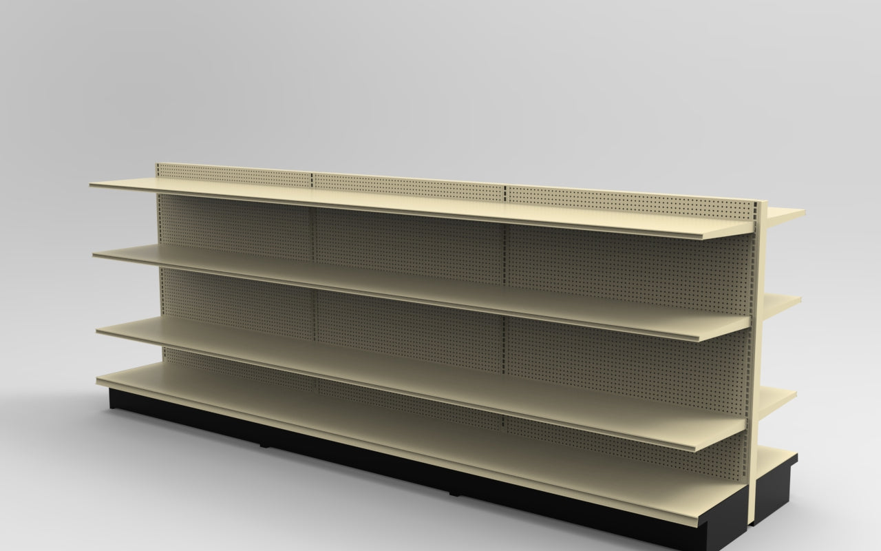 Platinum Lozier Island - 54" H x 19" D 19" Shelves