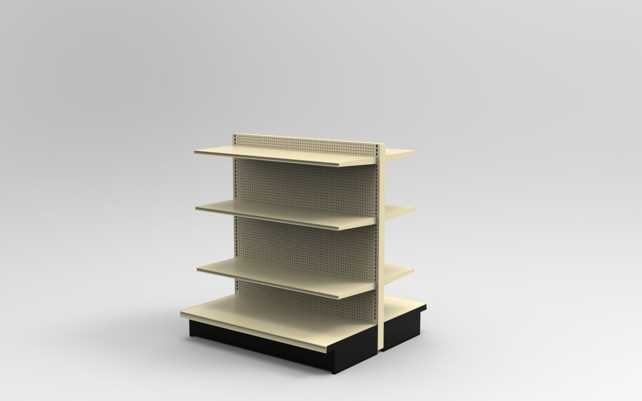 Platinum Lozier Island - 54" H x 22" D 16" Shelves