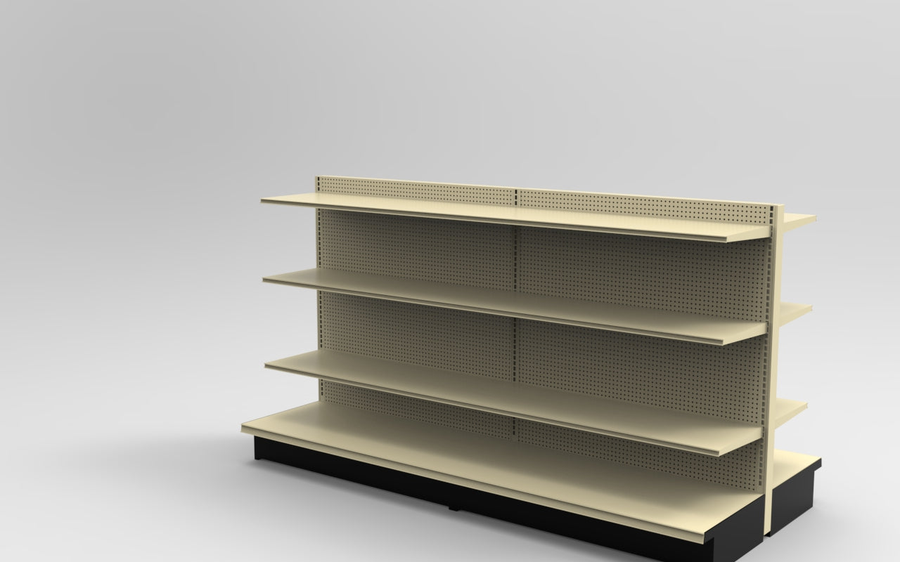 Platinum Lozier Island - 54" H x 22" D 16" Shelves