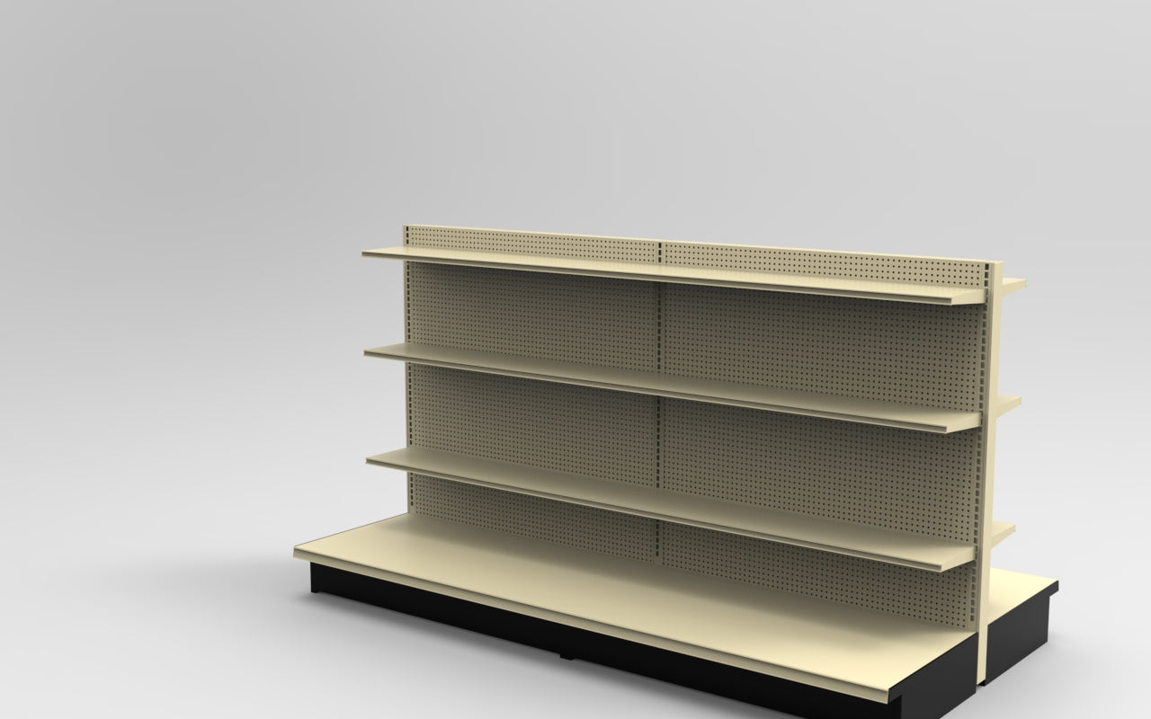 Platinum Lozier Island - 54" H x 25" D 10" Shelves