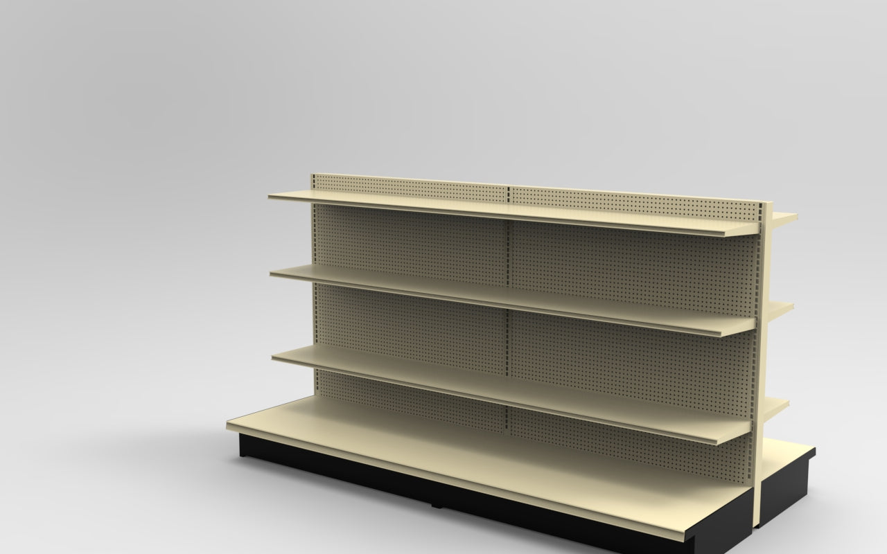 Platinum Lozier Island - 54" H x 25" D 13" Shelves