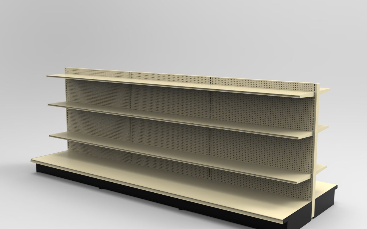 Platinum Lozier Island - 54" H x 25" D 13" Shelves