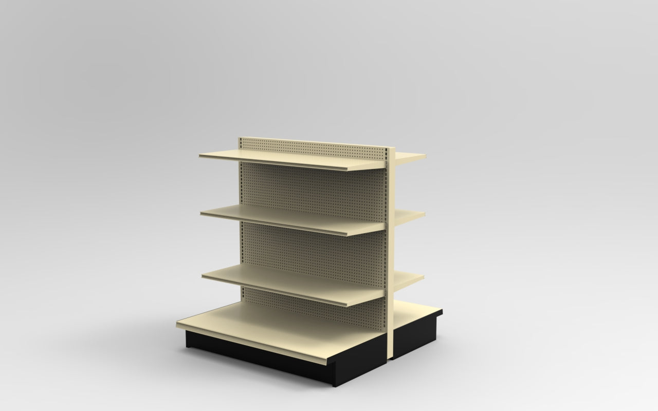Platinum Lozier Island - 54" H x 25" D 16" Shelves
