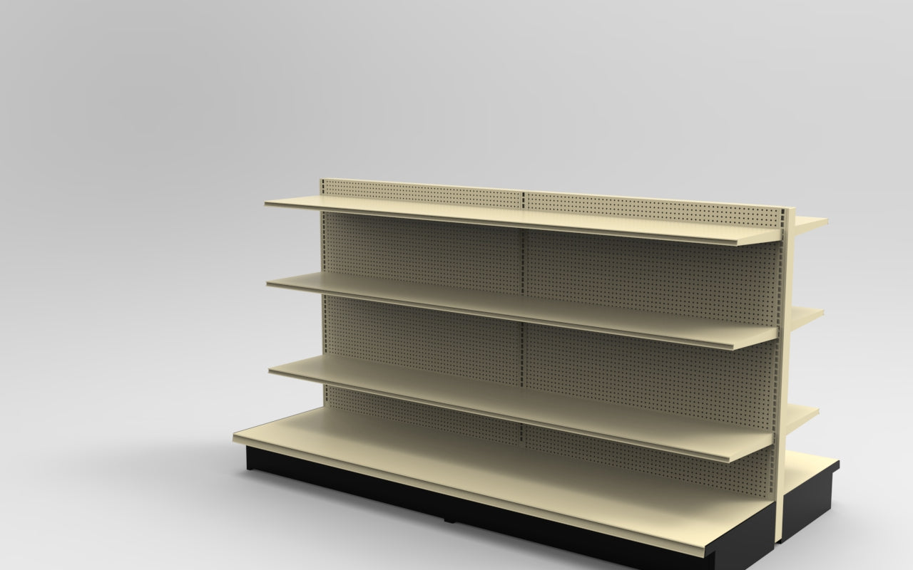 Platinum Lozier Island - 54" H x 25" D 16" Shelves