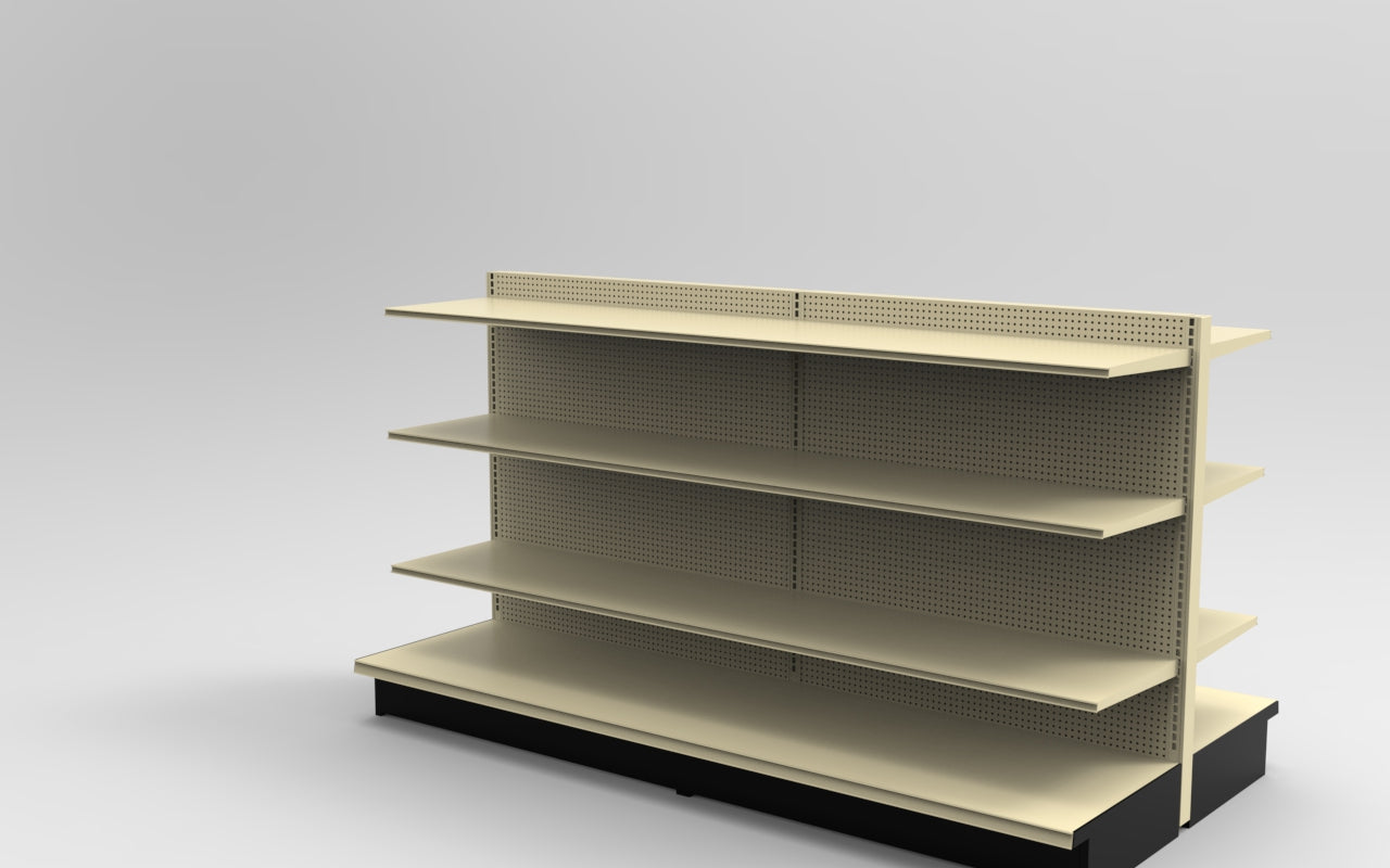 Platinum Lozier Island - 54" H x 25" D 19" Shelves