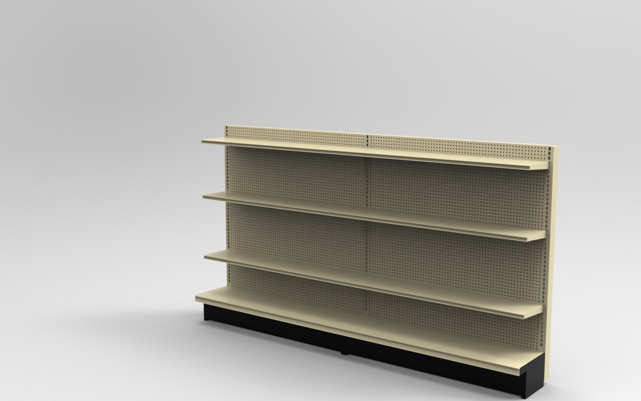 Platinum Lozier Wall - 54" H x 13" D 10" Shelves
