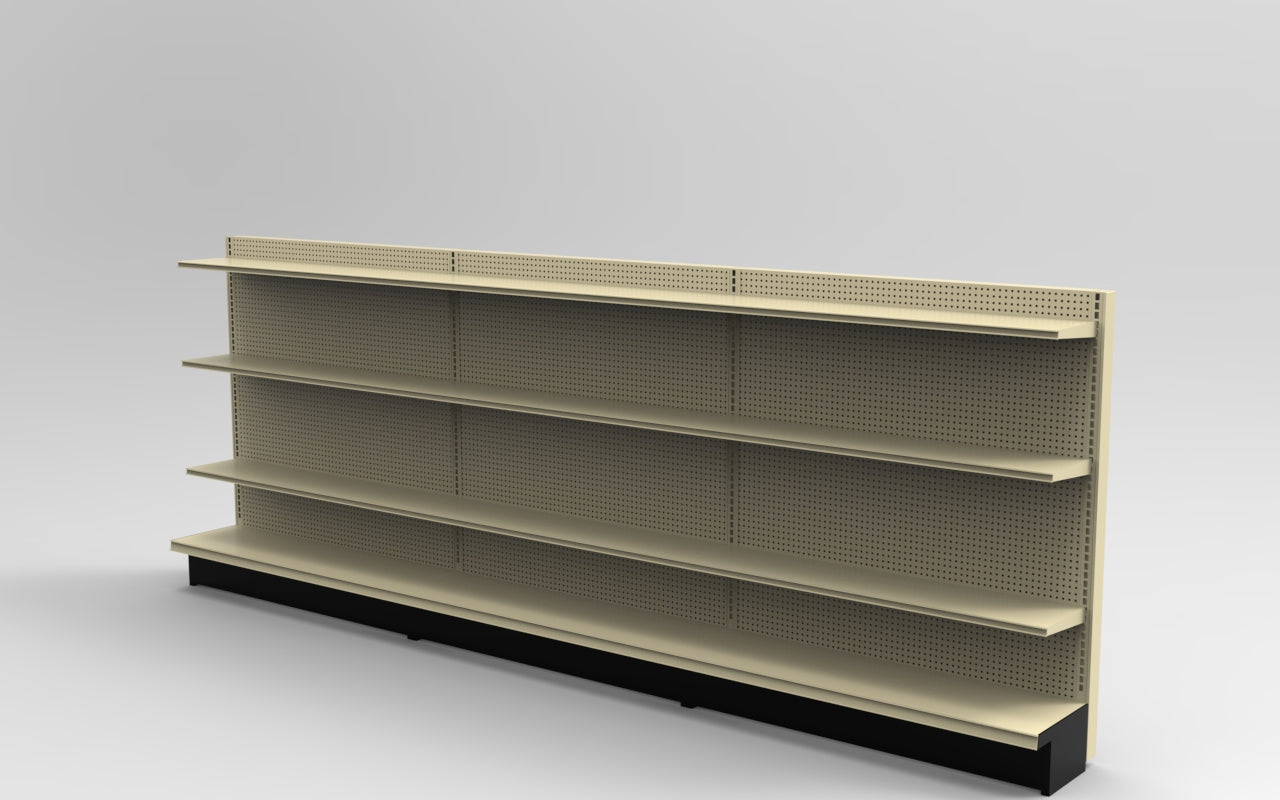Platinum Lozier Wall - 54" H x 13" D 10" Shelves