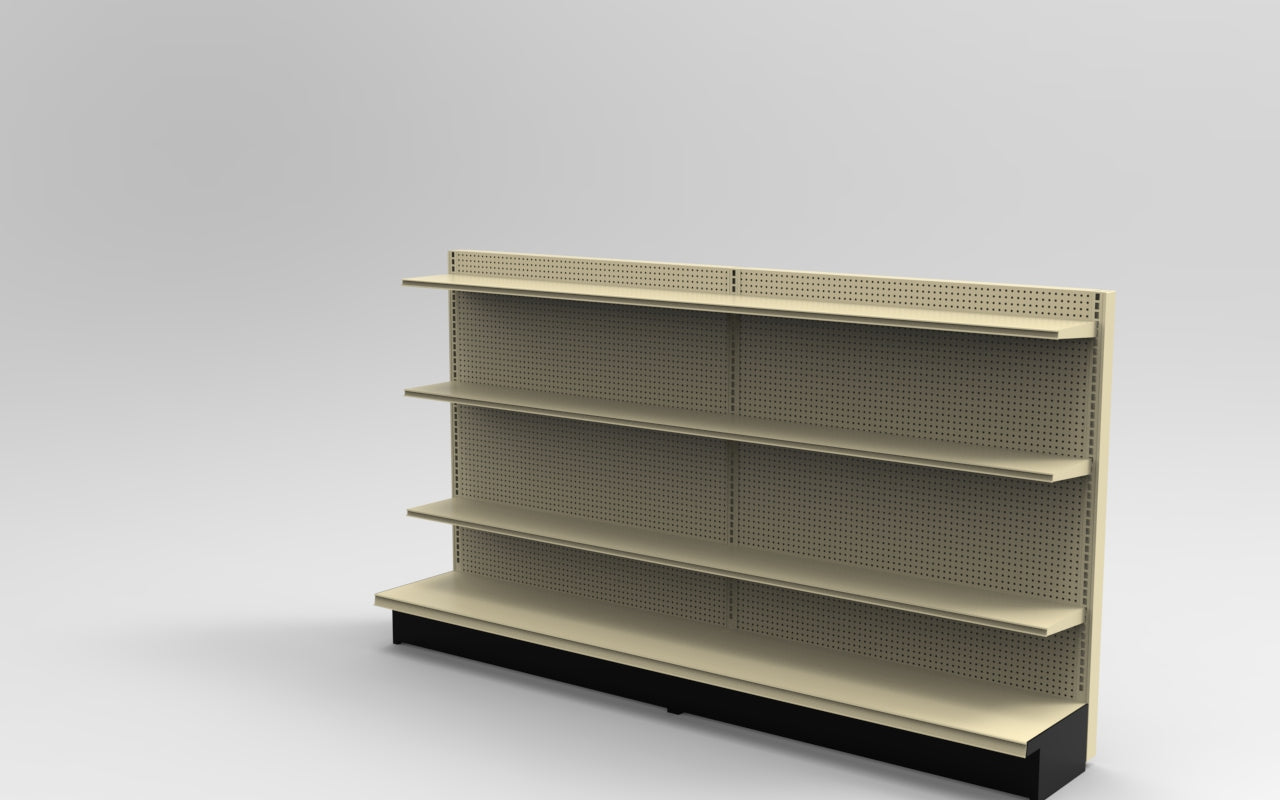 Platinum Lozier Wall - 54" H x 16" D 10" Shelves