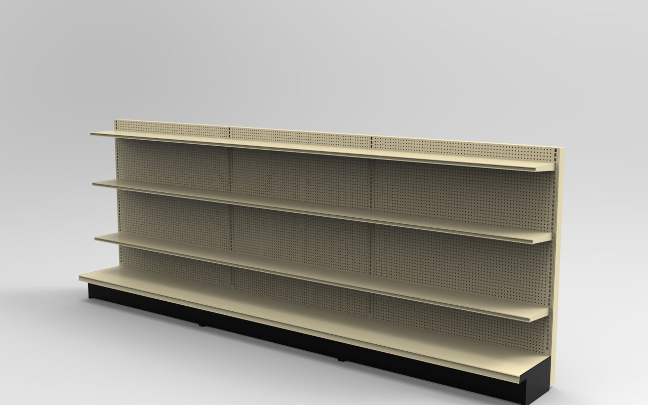 Platinum Lozier Wall - 54" H x 16" D 10" Shelves