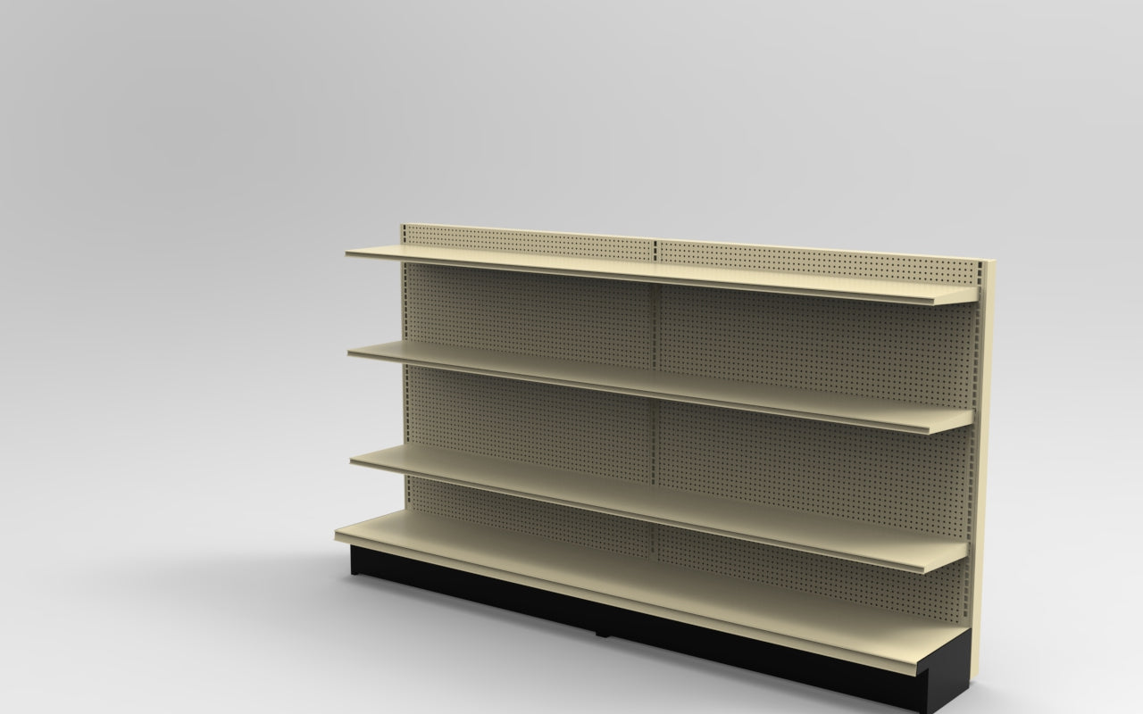Platinum Lozier Wall - 54" H x 16" D 13" Shelves