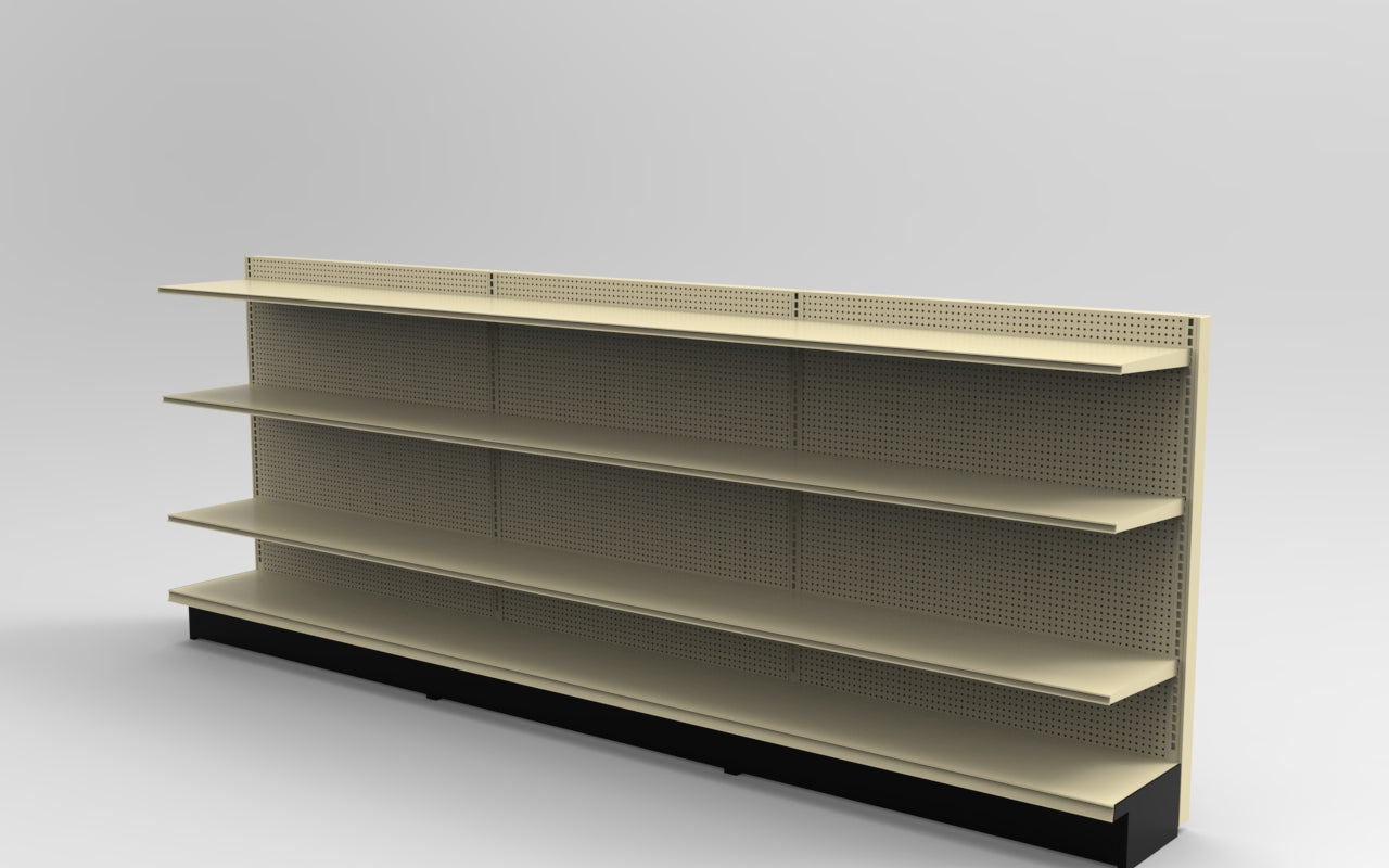 Platinum Lozier Wall - 54" H x 16" D 16" Shelves