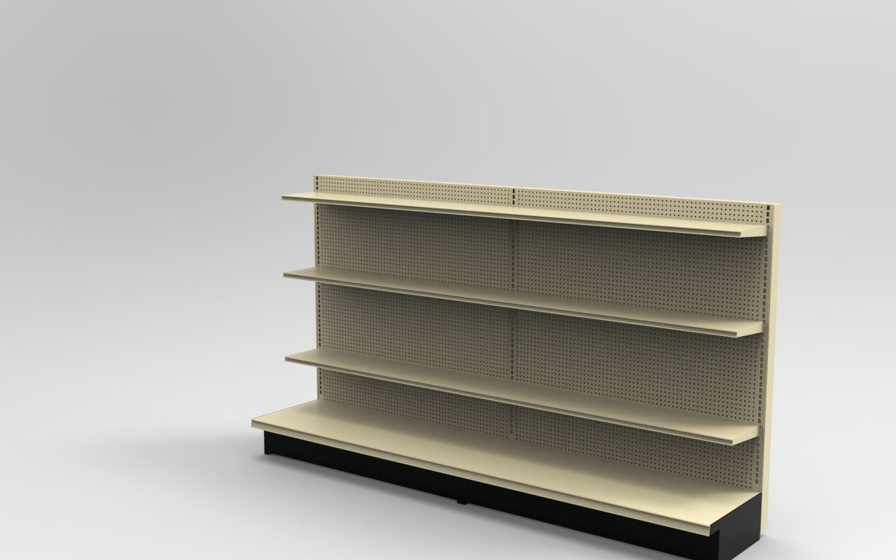 Platinum Lozier Wall - 54" H x 19" D 10" Shelves
