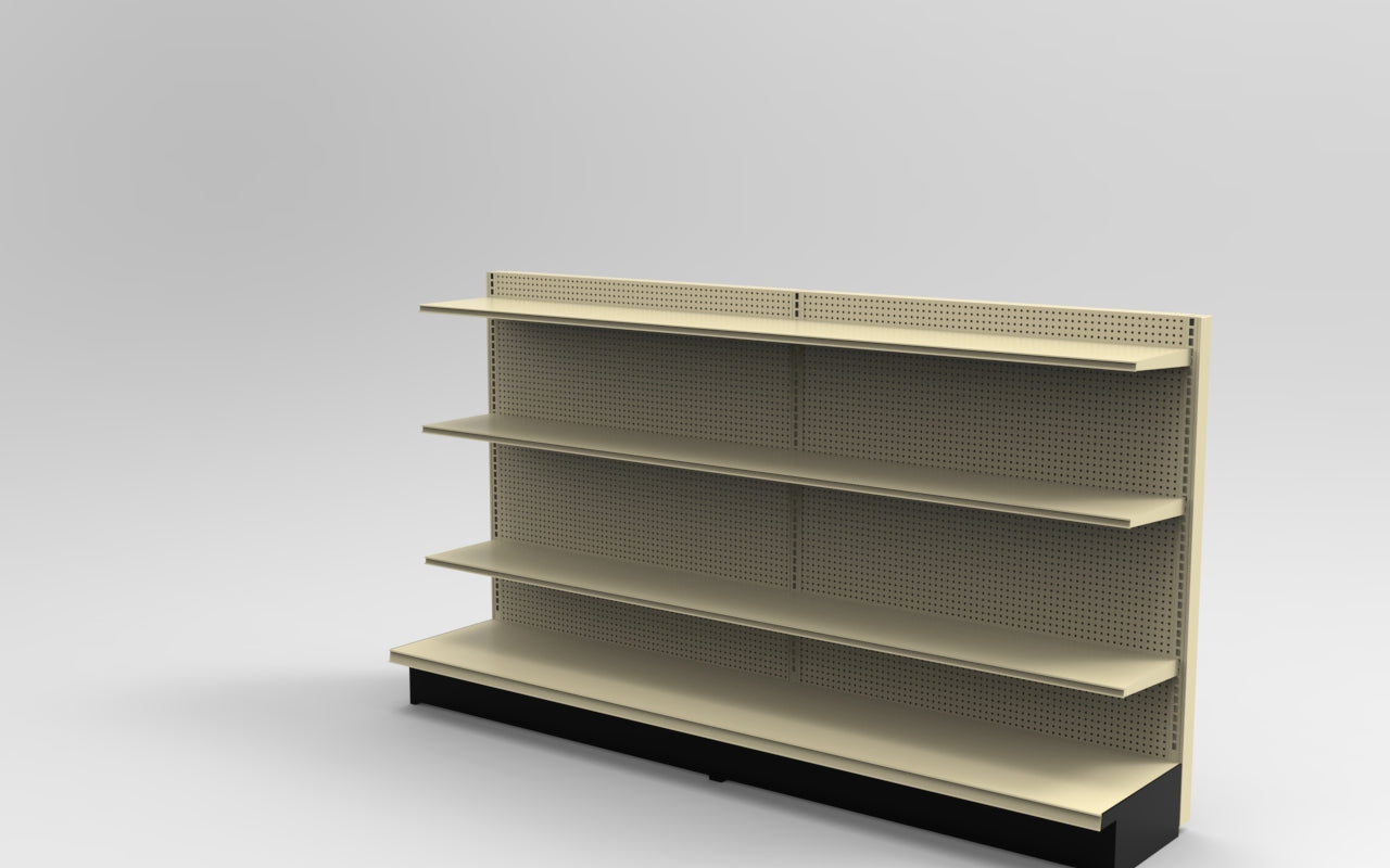 Platinum Lozier Wall - 54" H x 19" D 13" Shelves