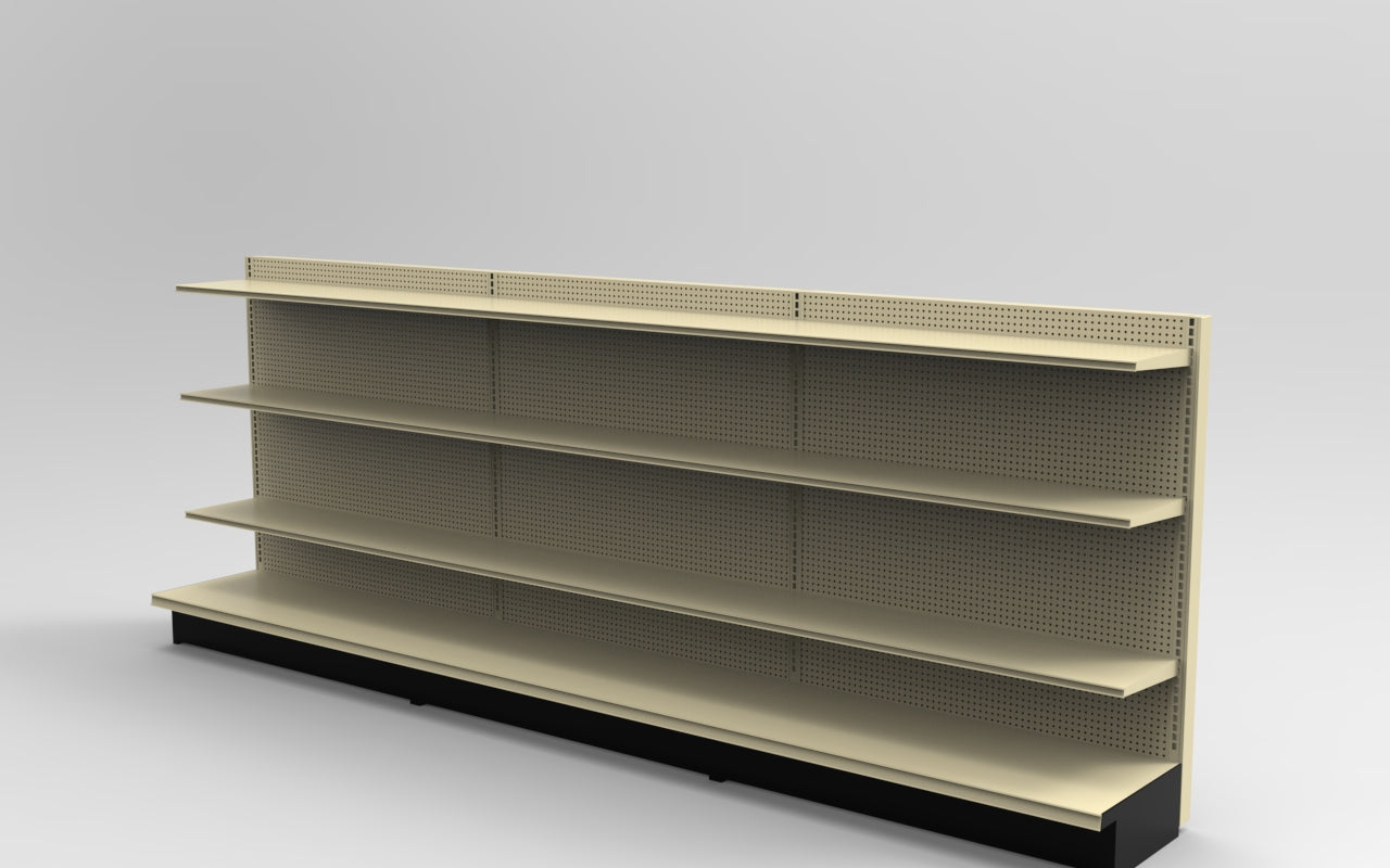 Platinum Lozier Wall - 54" H x 19" D 13" Shelves
