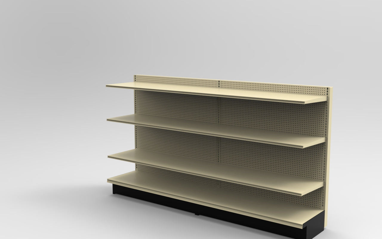 Platinum Lozier Wall - 54" H x 19" D 19" Shelves