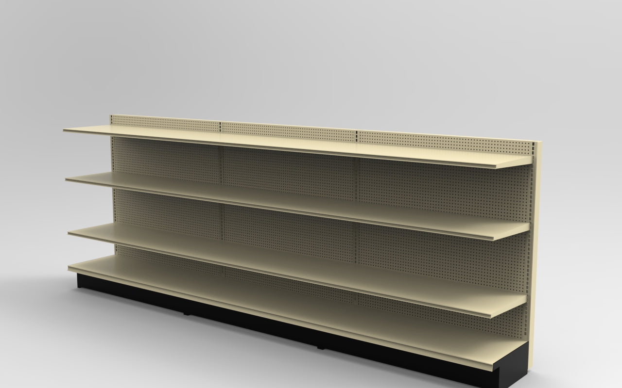 Platinum Lozier Wall - 54" H x 19" D 19" Shelves