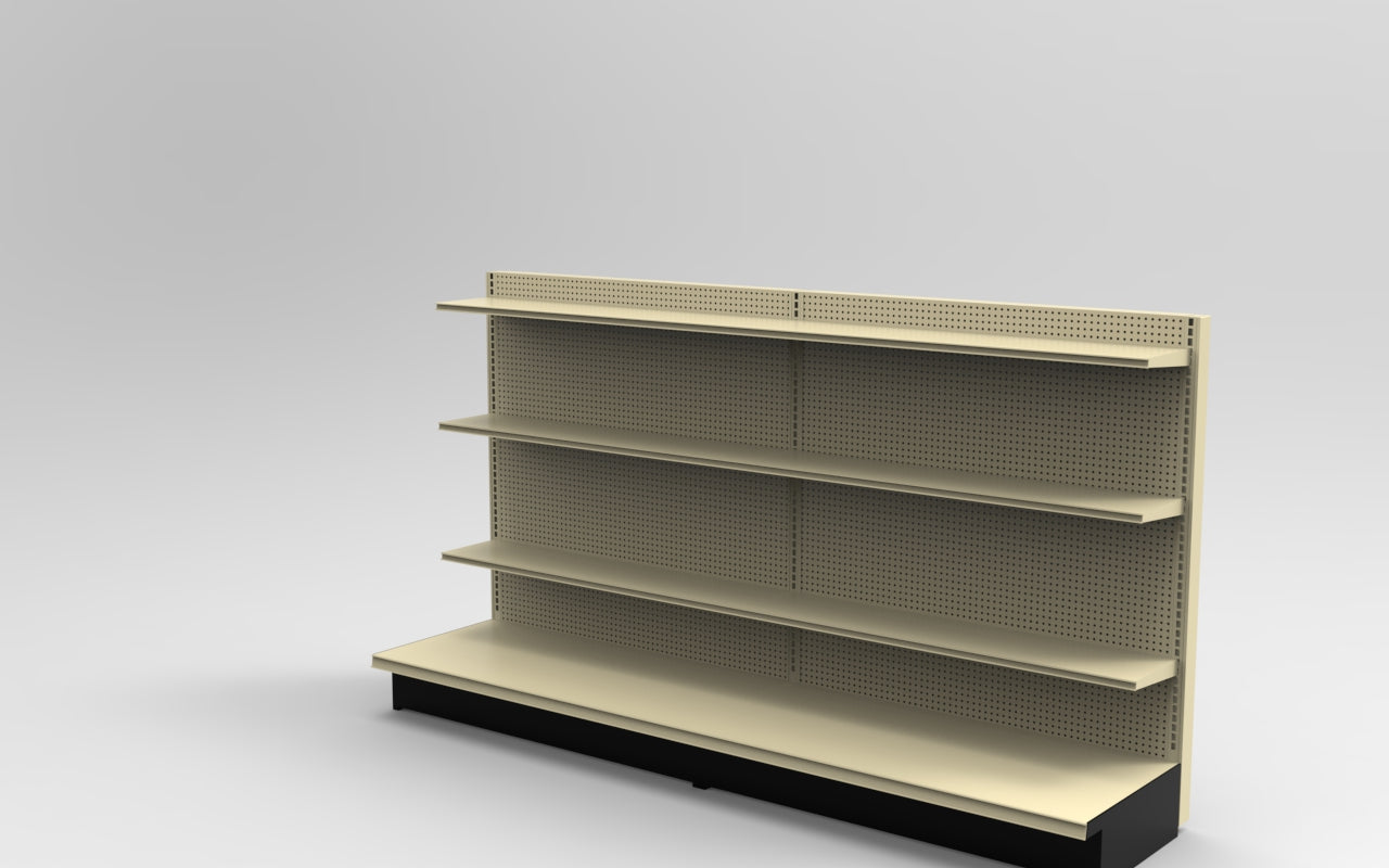 Platinum Lozier Wall - 54" H x 22" D 10" Shelves