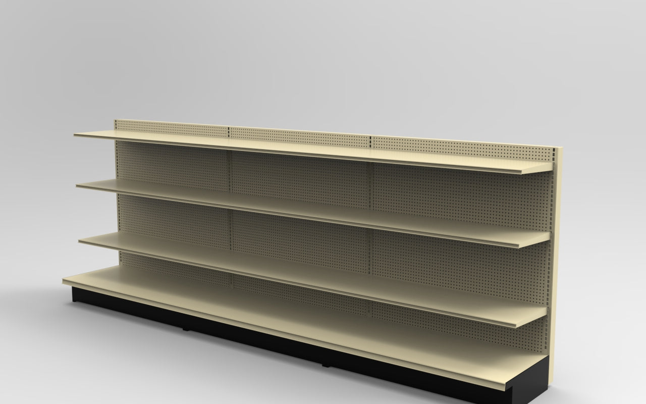 Platinum Lozier Wall - 54" H x 22" D 16" Shelves