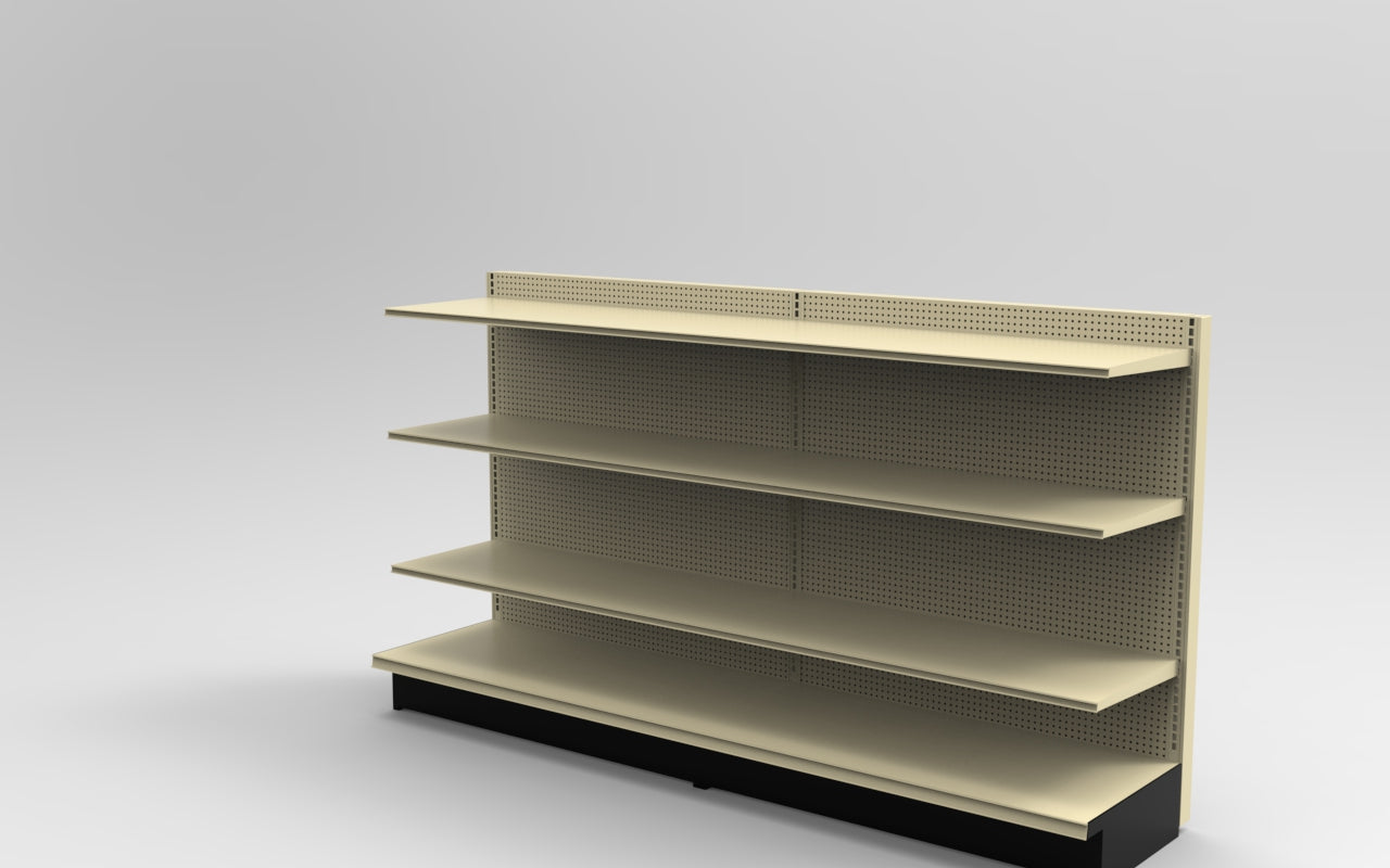 Platinum Lozier Wall - 54" H x 22" D 19" Shelves