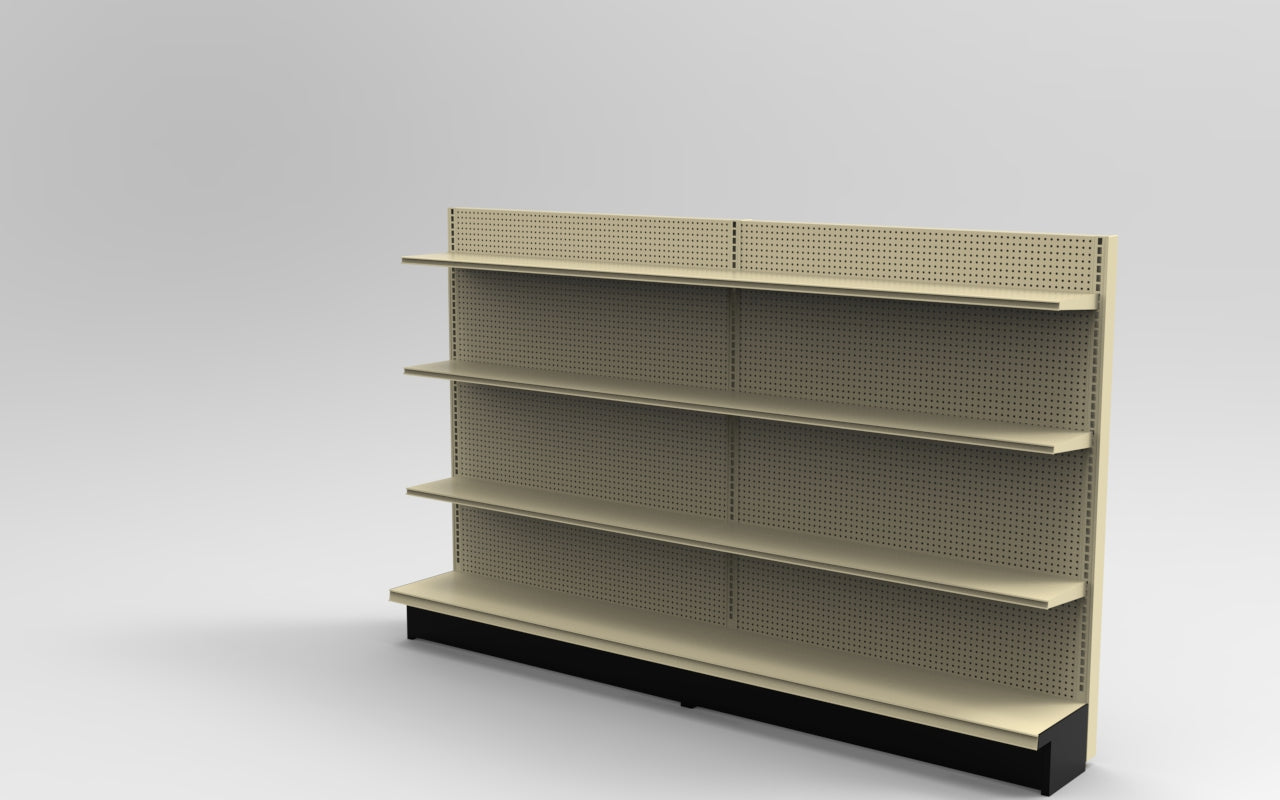 Platinum Lozier Wall - 60" H x 13" D 10" Shelves