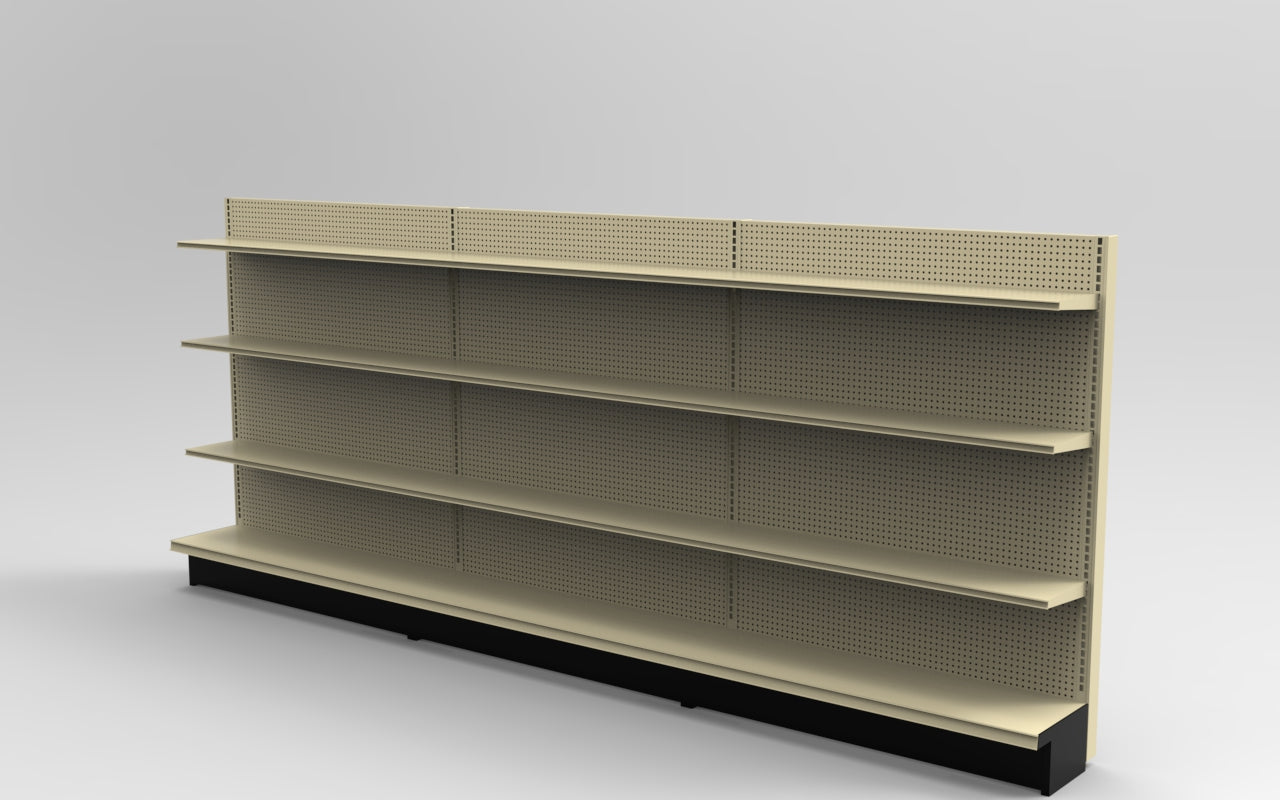Platinum Lozier Wall - 60" H x 13" D 10" Shelves