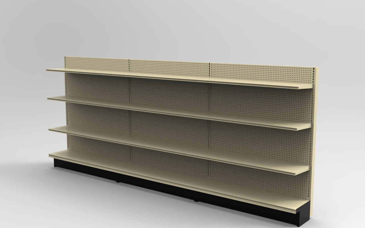 Platinum Lozier Wall - 60" H x 13" D 13" Shelves