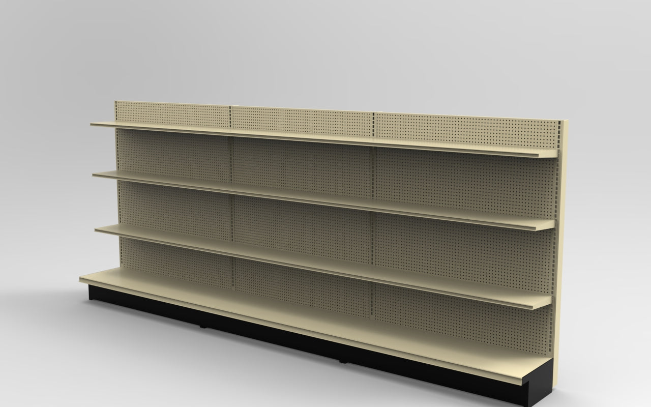 Platinum Lozier Wall - 60" H x 16" D 10" Shelves