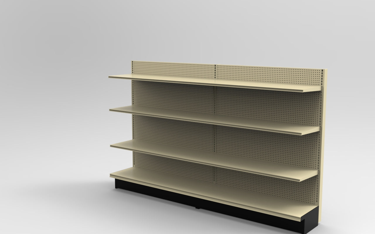 Platinum Lozier Wall - 60" H x 16" D 16" Shelves