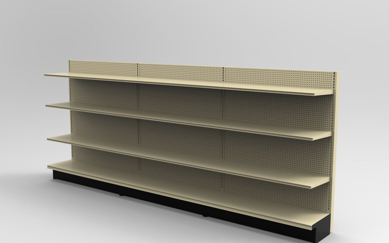 Platinum Lozier Wall - 60" H x 16" D 16" Shelves