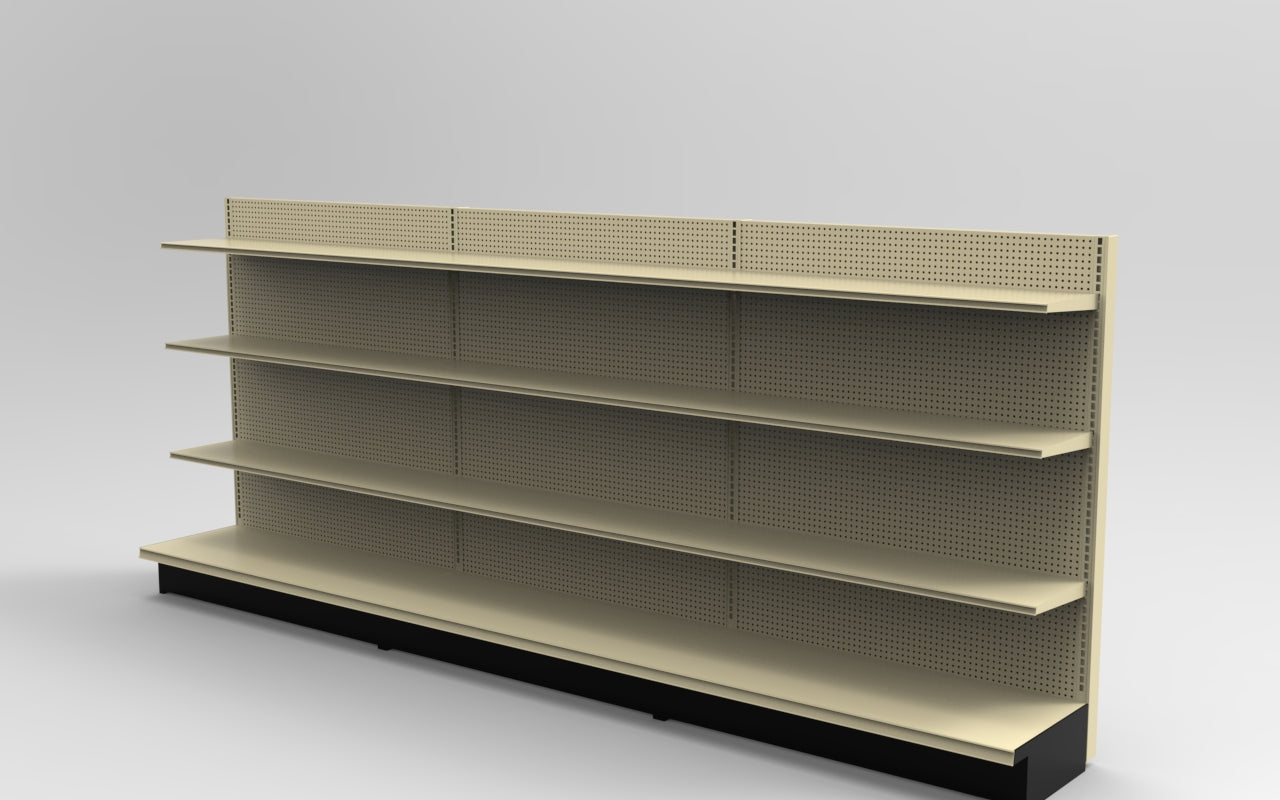 Platinum Lozier Wall - 60" H x 19" D 13" Shelves