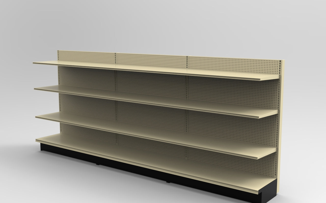 Platinum Lozier Wall - 60" H x 19" D 19" Shelves