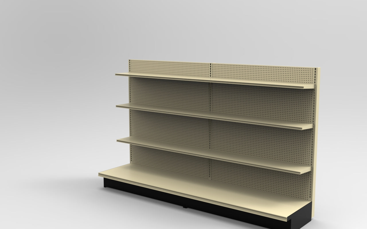 Platinum Lozier Wall - 60" H x 22" D 10" Shelves