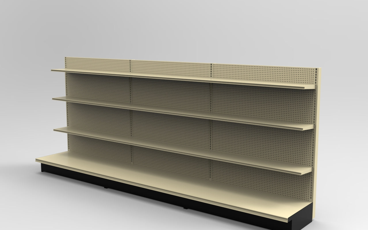 Platinum Lozier Wall - 60" H x 22" D 10" Shelves