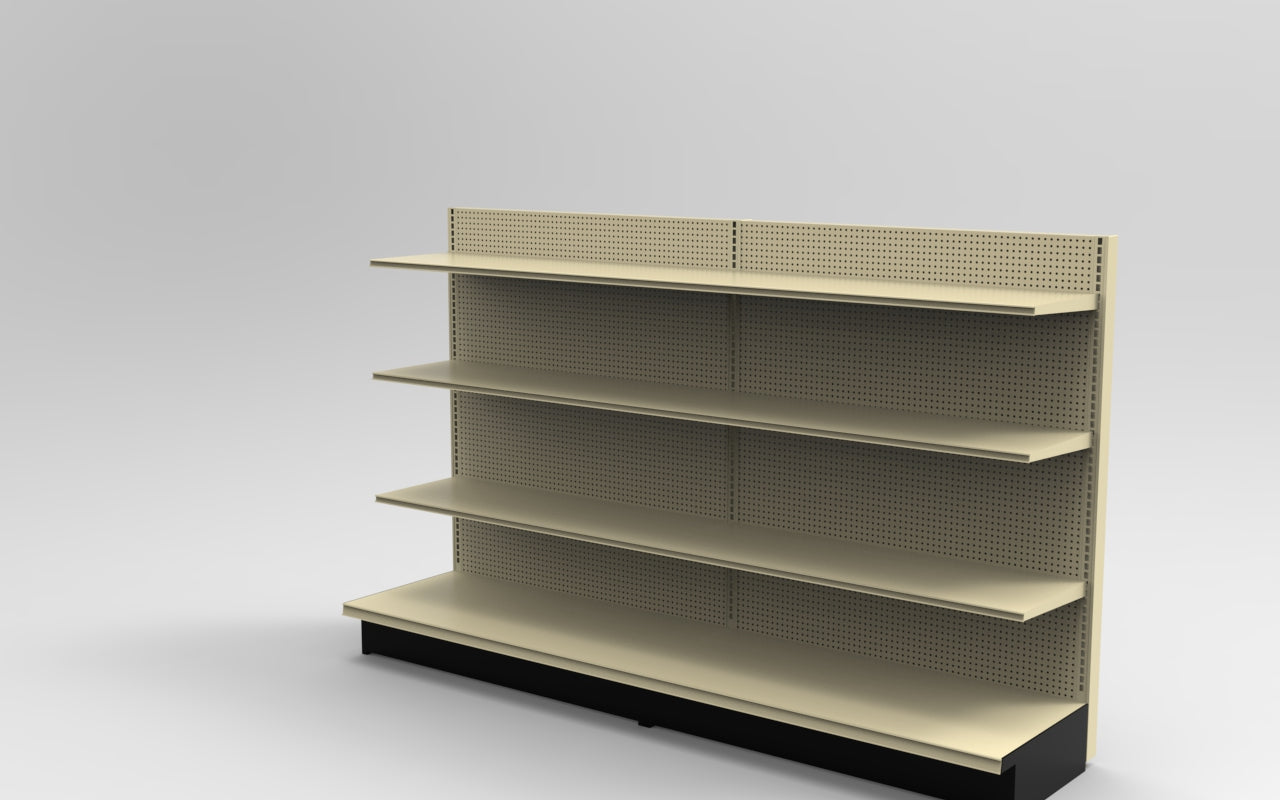 Platinum Lozier Wall - 60" H x 22" D 16" Shelves