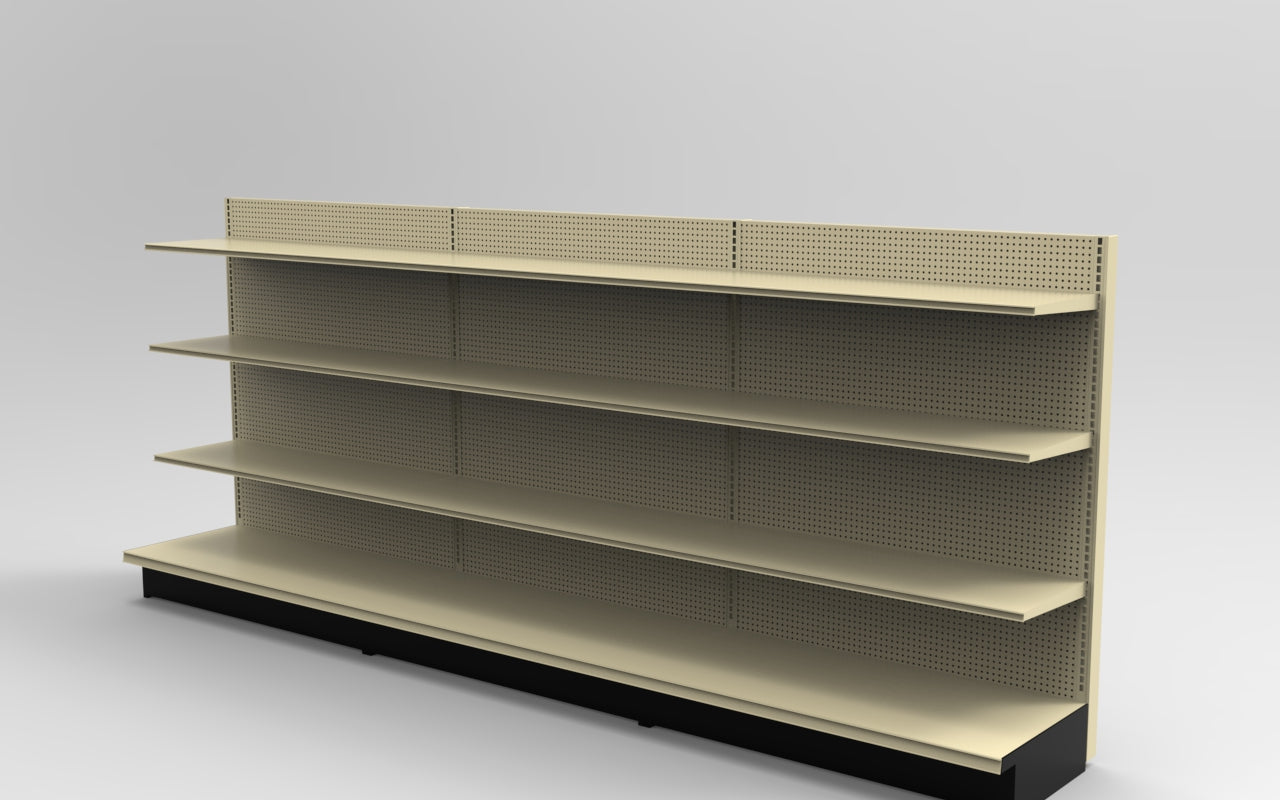 Platinum Lozier Wall - 60" H x 22" D 16" Shelves