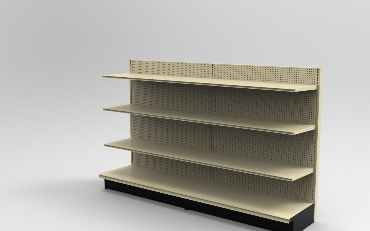 Platinum Lozier Wall - 60" H x 22" D 19" Shelves