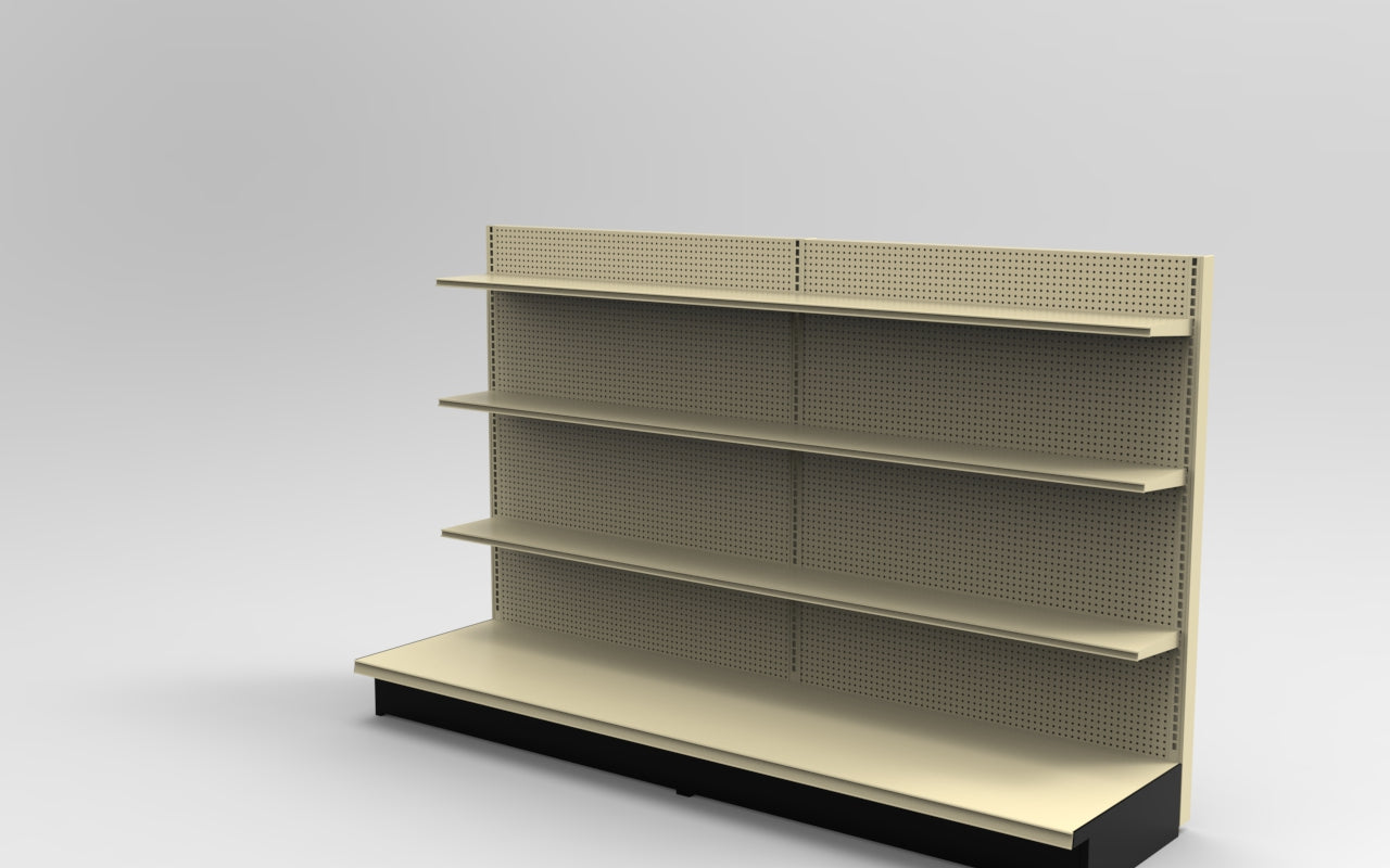 Platinum Lozier Wall - 60" H x 25" D 10" Shelves