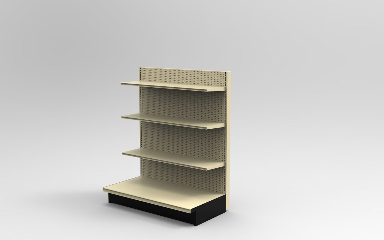 Platinum Lozier Wall - 60" H x 25" D 13" Shelves