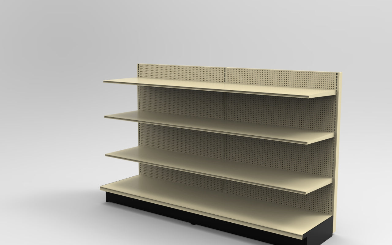 Platinum Lozier Wall - 60" H x 25" D 22" Shelves