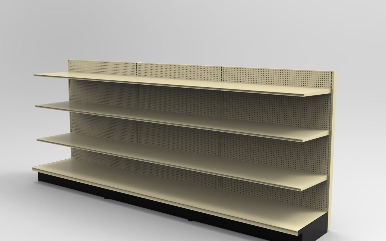 Platinum Lozier Wall - 60" H x 25" D 22" Shelves
