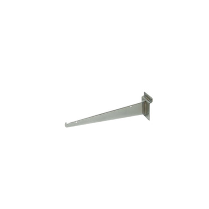 Chrome Slatwall Shelf Brackets - Available in Several Lengths